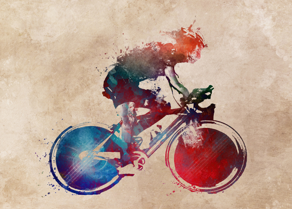 Cycling sport art 38 von Justyna Jaszke