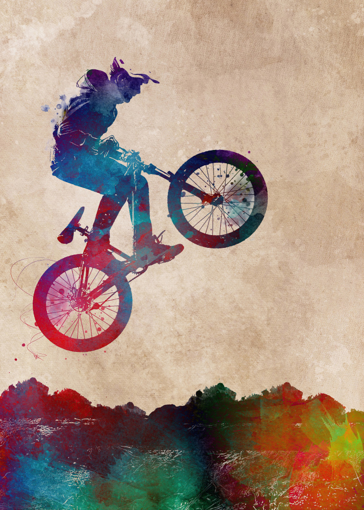 Cycling sport art 4 von Justyna Jaszke