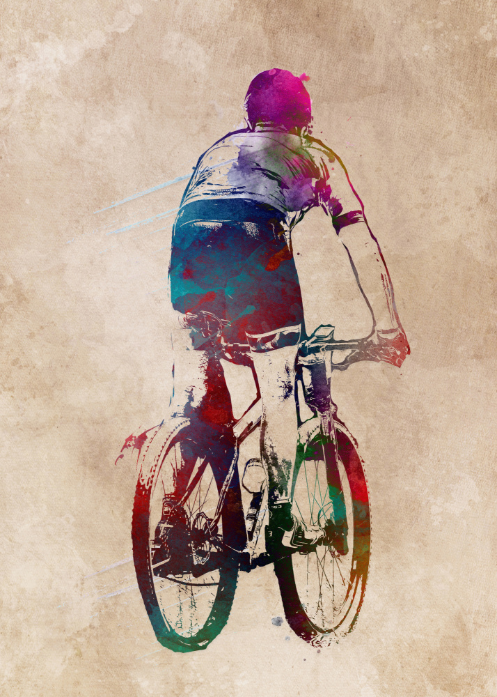 Cycling sport art 44 von Justyna Jaszke