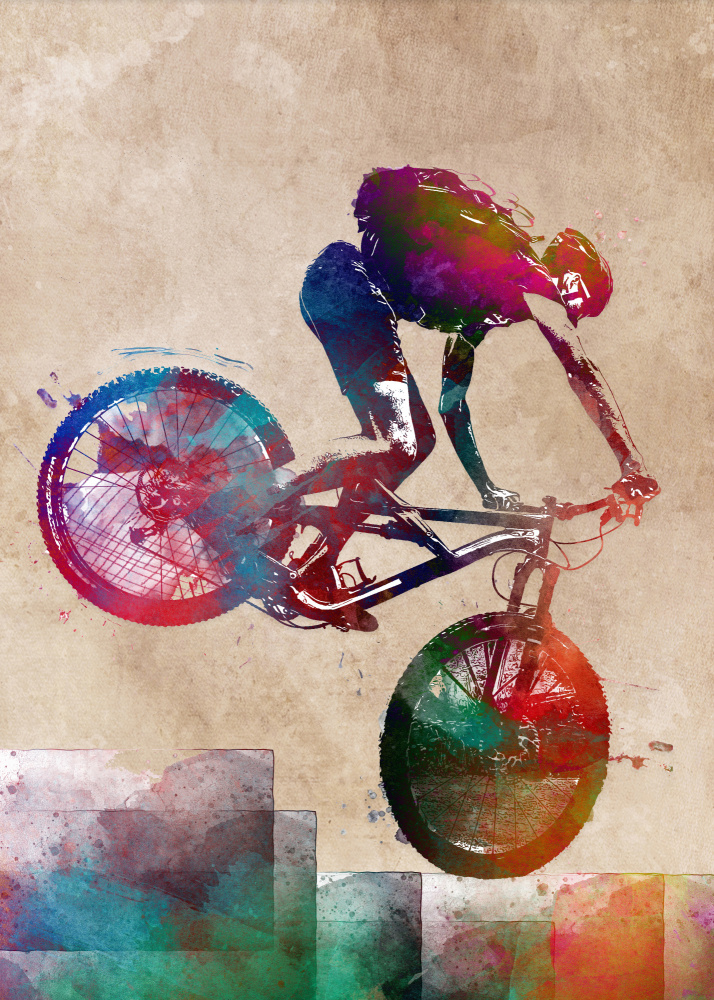 Cycling sport art 45 von Justyna Jaszke