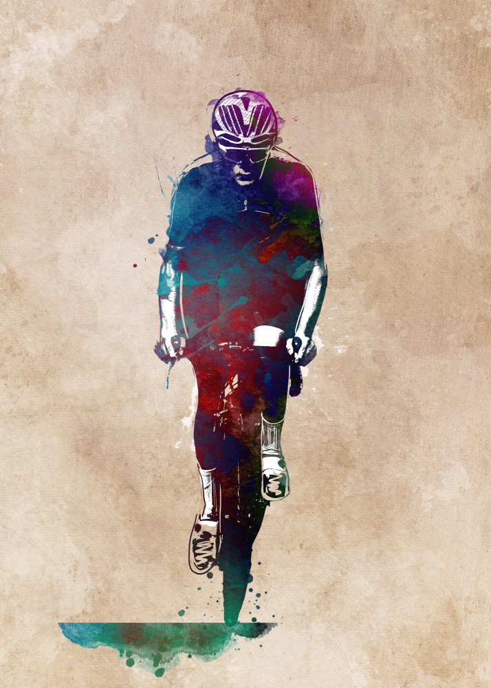 Cycling sport art 47 von Justyna Jaszke