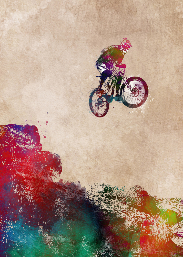 Cycling sport art 7 von Justyna Jaszke