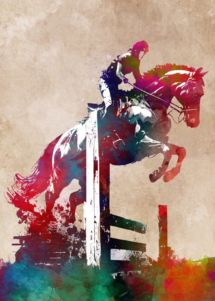 Horse Riding Sport Art (6) von Justyna Jaszke