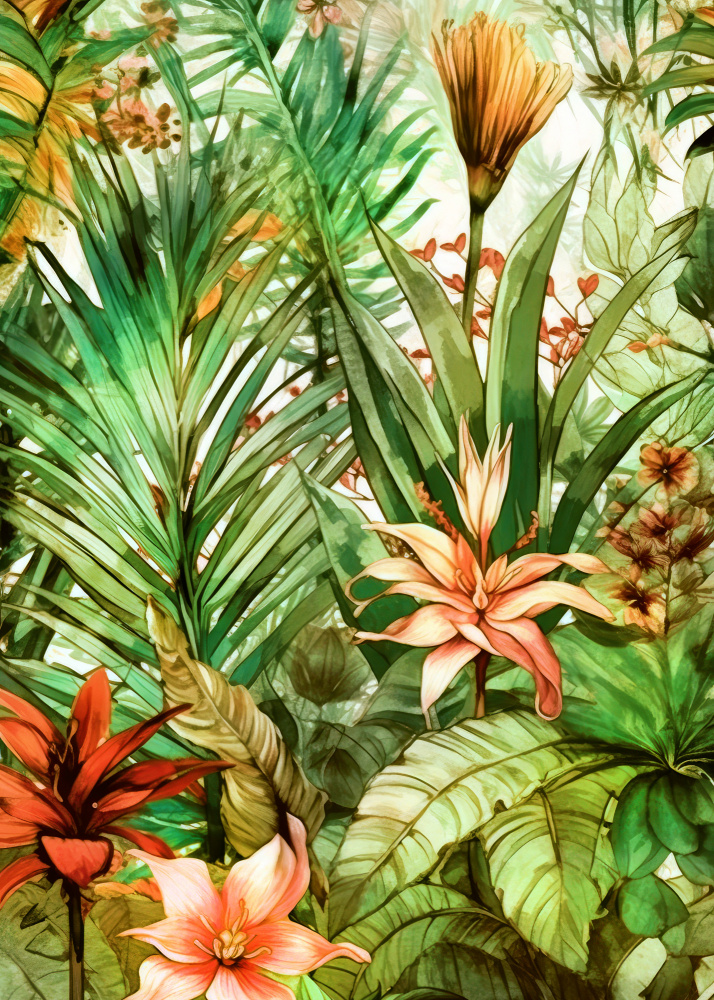 Tropical flora 2 von Justyna Jaszke