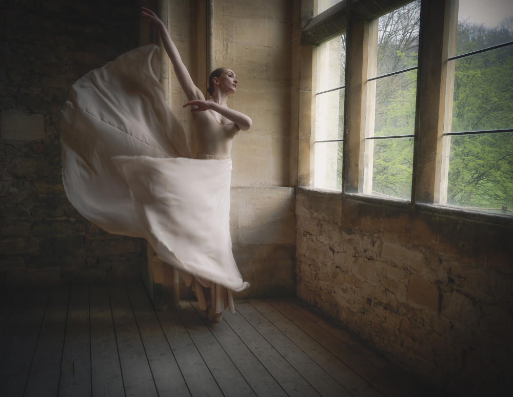 Floating Ballerina von Karen Smalley