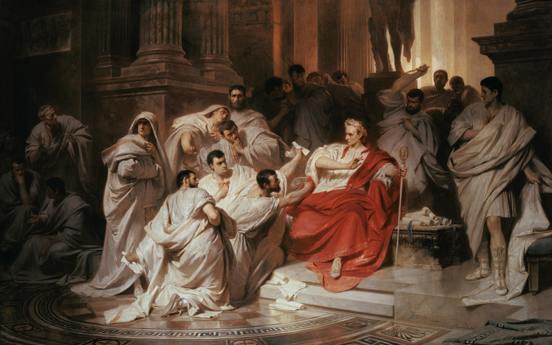 Die Ermordung Julius Caesar's. von Karl Theodor von Piloty