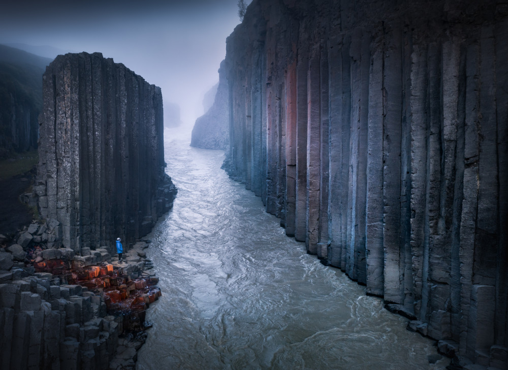 Basalt Canyon von Karol Nienartowicz