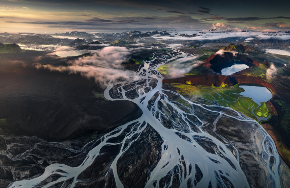 Glacial river von Karol Nienartowicz