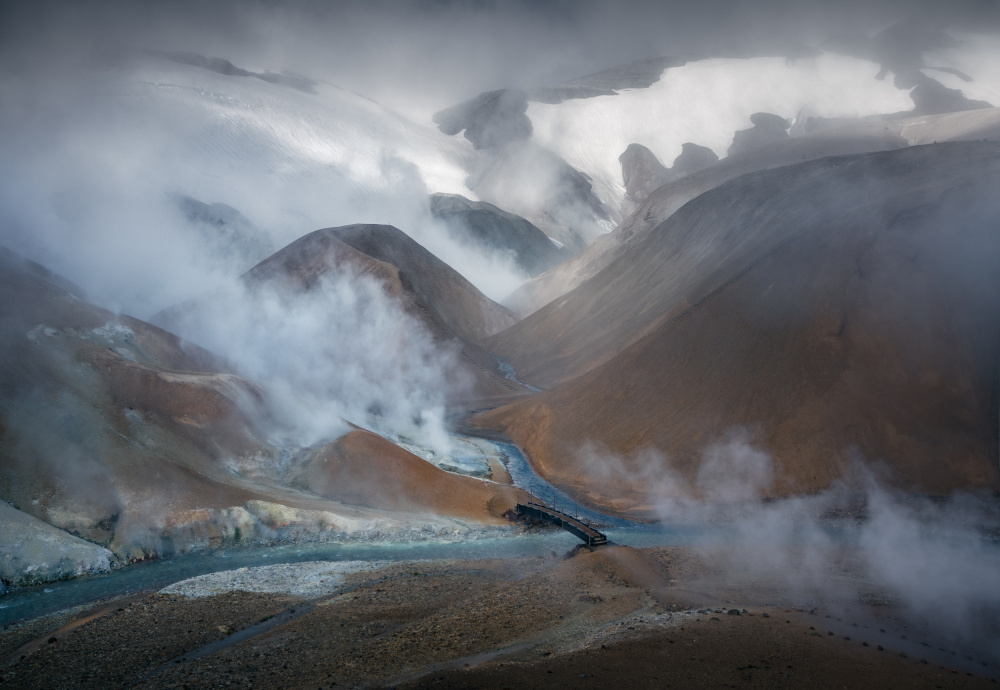 Rainbow Mountains von Karol Nienartowicz