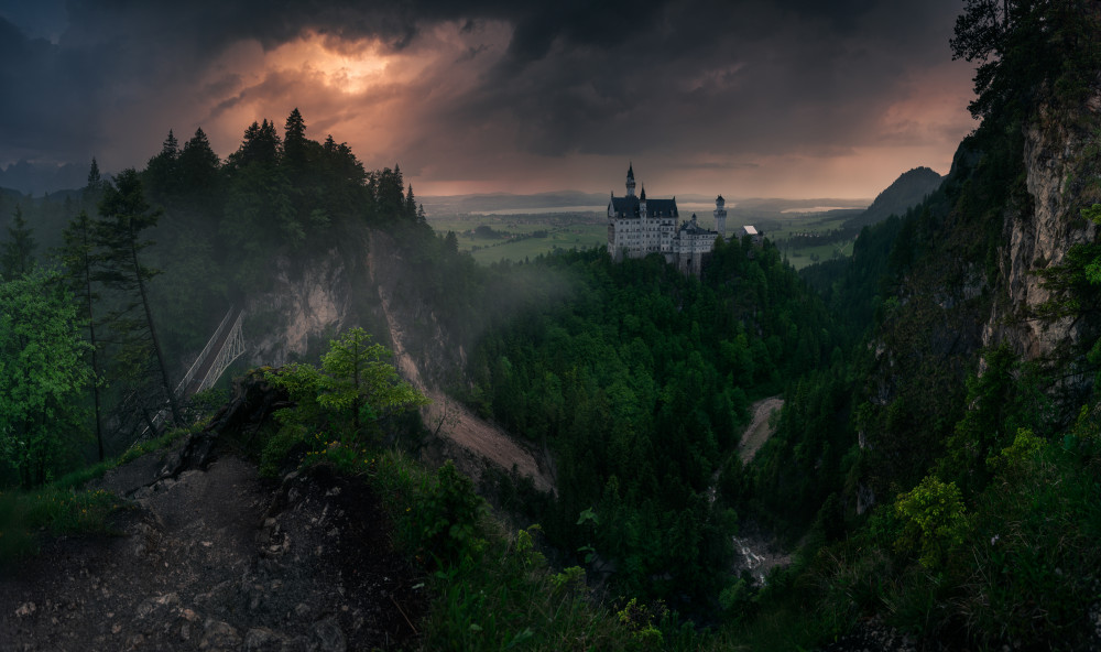 Neuschwanstein Castle von Karol Nienartowicz