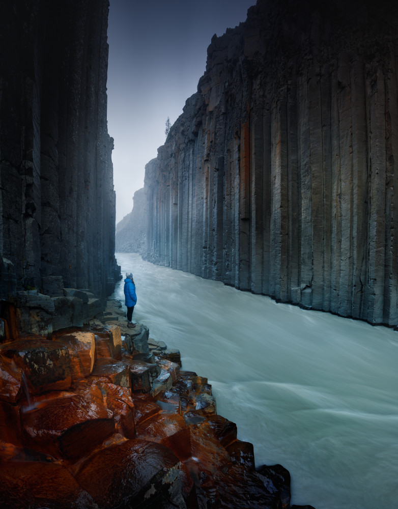 Stuðlagil Canyon von Karol Nienartowicz