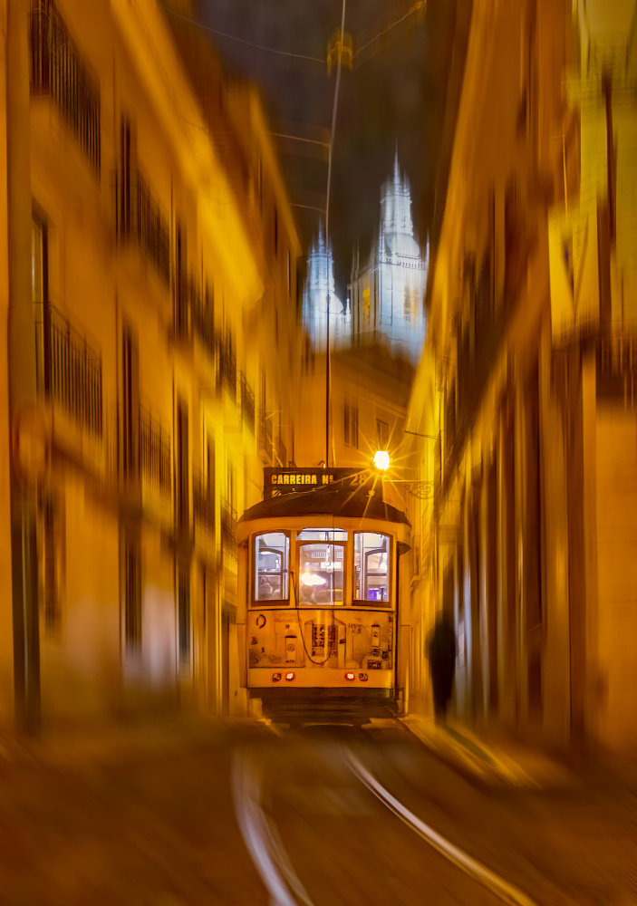 TRAM 28 at Night II von Kenneth Zeng