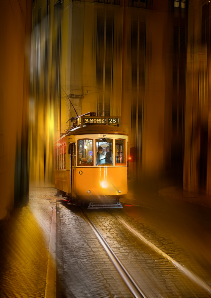 TRAM 28 at Night III von Kenneth Zeng