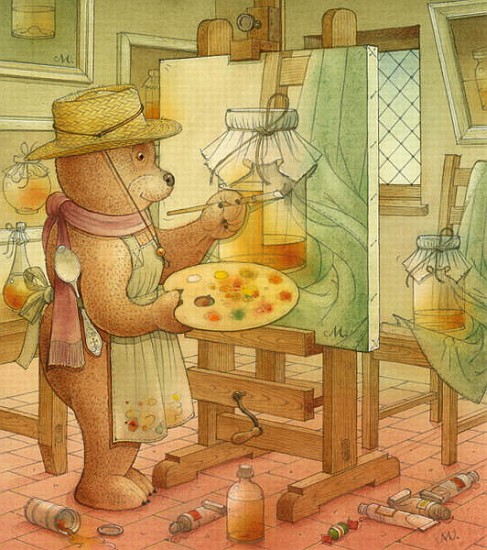 Painter, 2006 (w/c on paper)  von  Kestutis  Kasparavicius