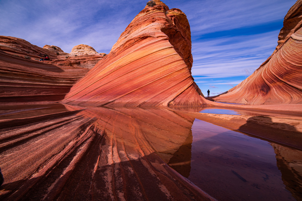 Orange Yellow Blue White ...Nature Lines. von Kevin Xu