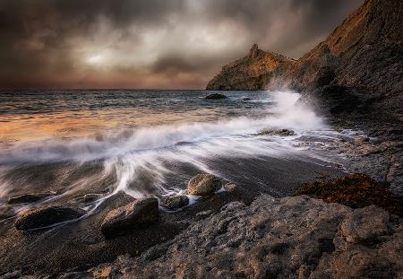 Storm at Kapchik cape