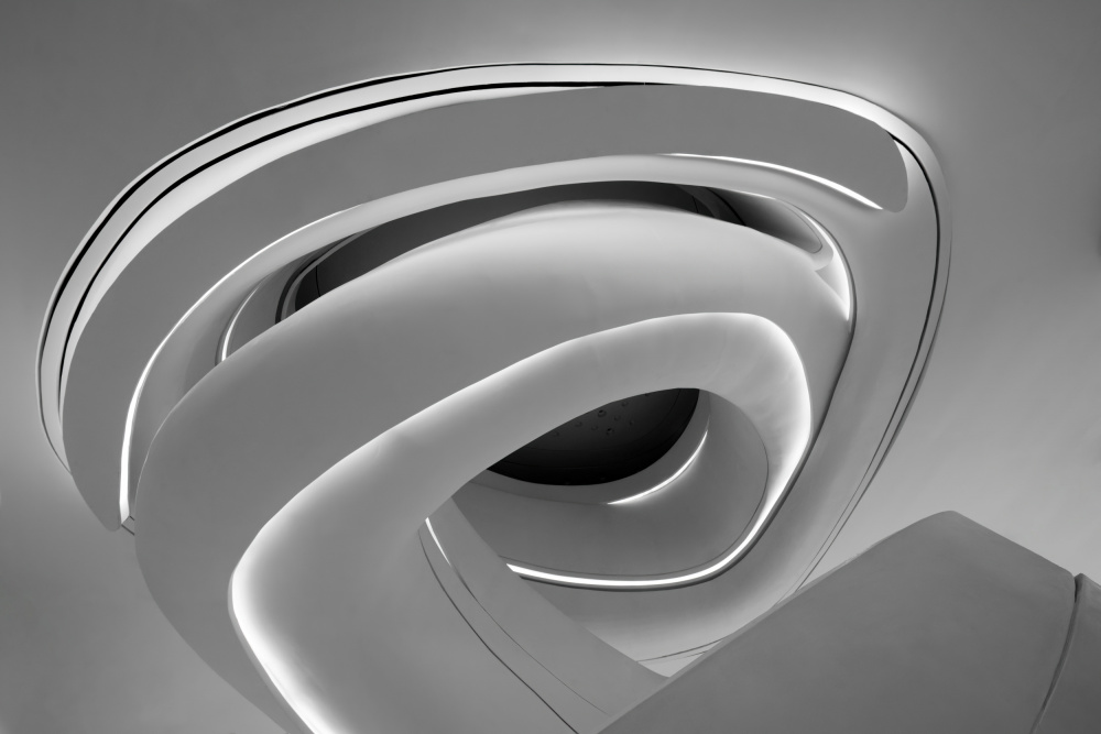 Spiral staircase  (Designed by Zaha Hadid von konglingming