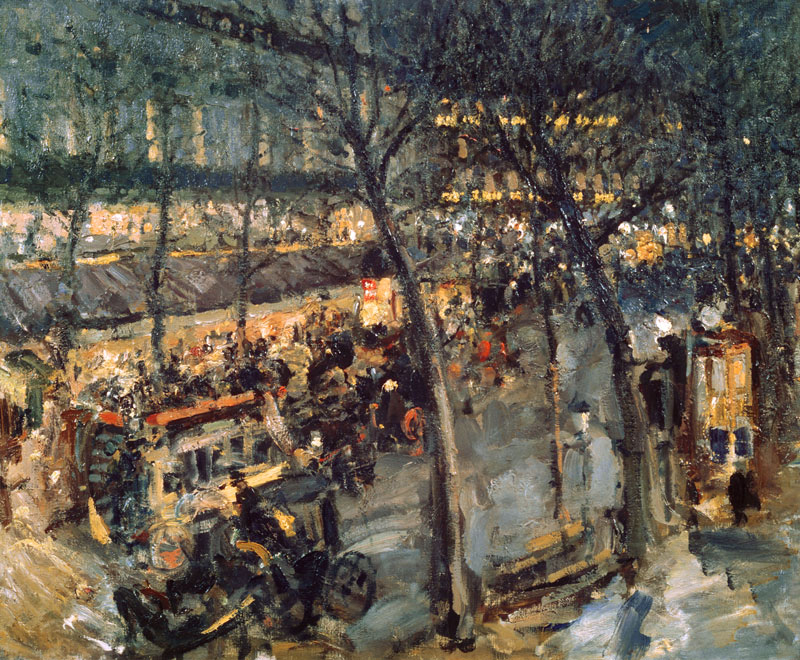 Paris. Café de la Paix von Konstantin Alexejewitsch Korowin