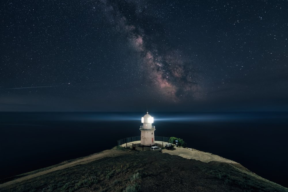 Night Lighthouse von Konstantin Shamin