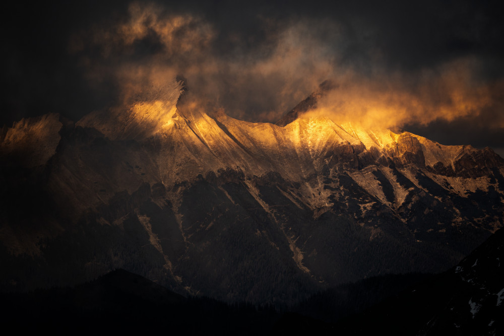 Sunset in the Tatra Mountains von Krzysztof Mierzejewski