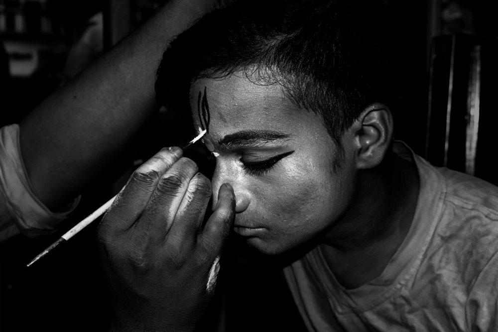 Face painter von Kuntal Biswas