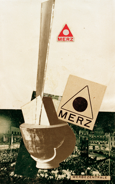 MERZ-WERBEZENTRALE von Kurt Schwitters