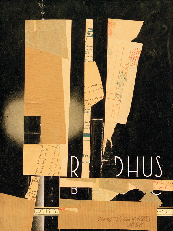 Ohne Titel (R DHUS) von Kurt Schwitters