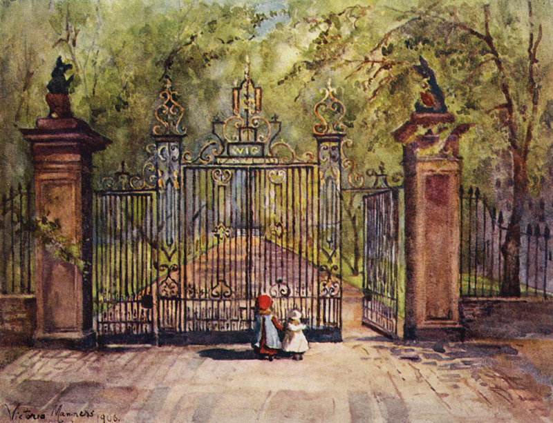 The Garden Gates, Grays Inn von Lady Victoria Marjorie Harriet Manners