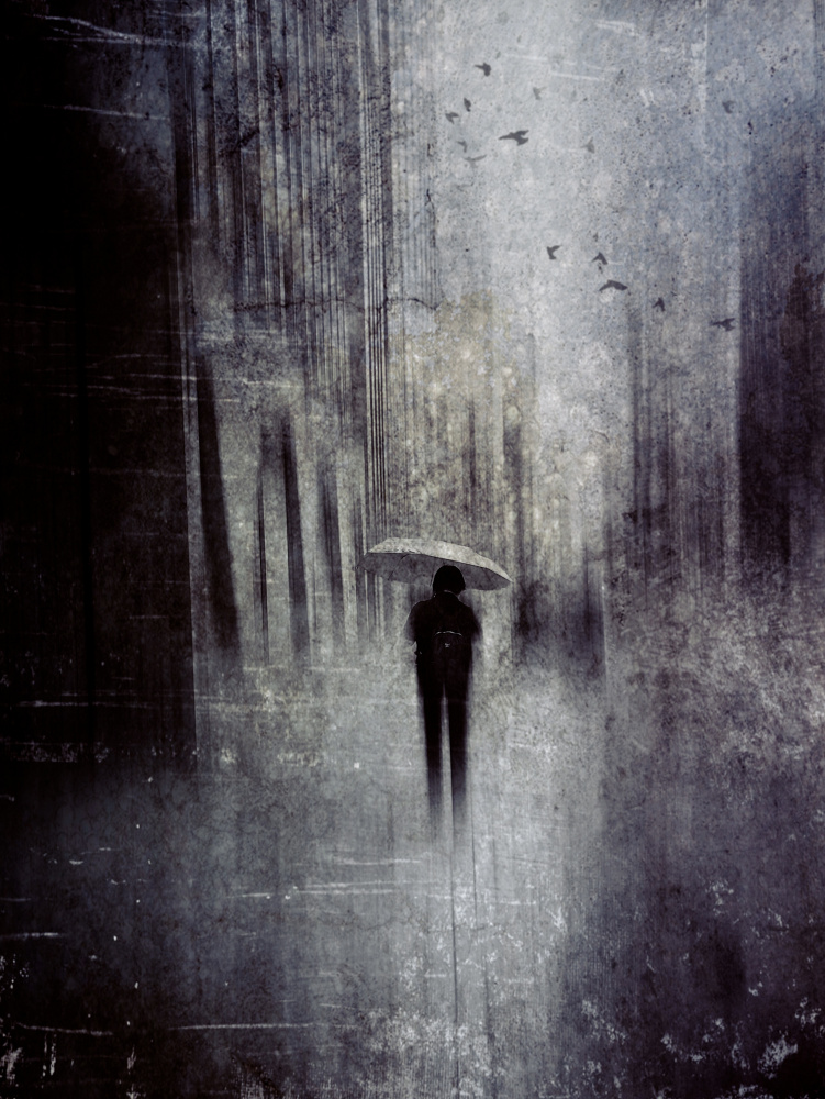 walk alone in the rain von Lammakmak