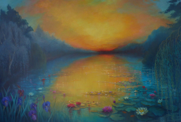 Golden Pond von Lee Campbell