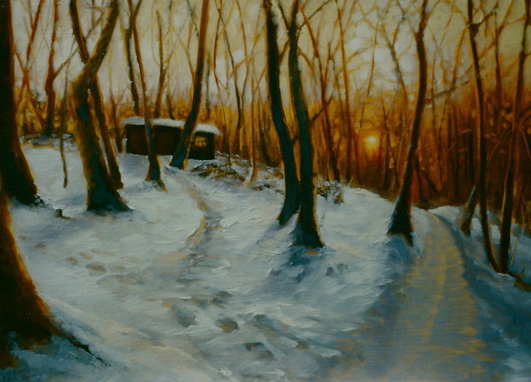 Snowy Woods von Lee Campbell