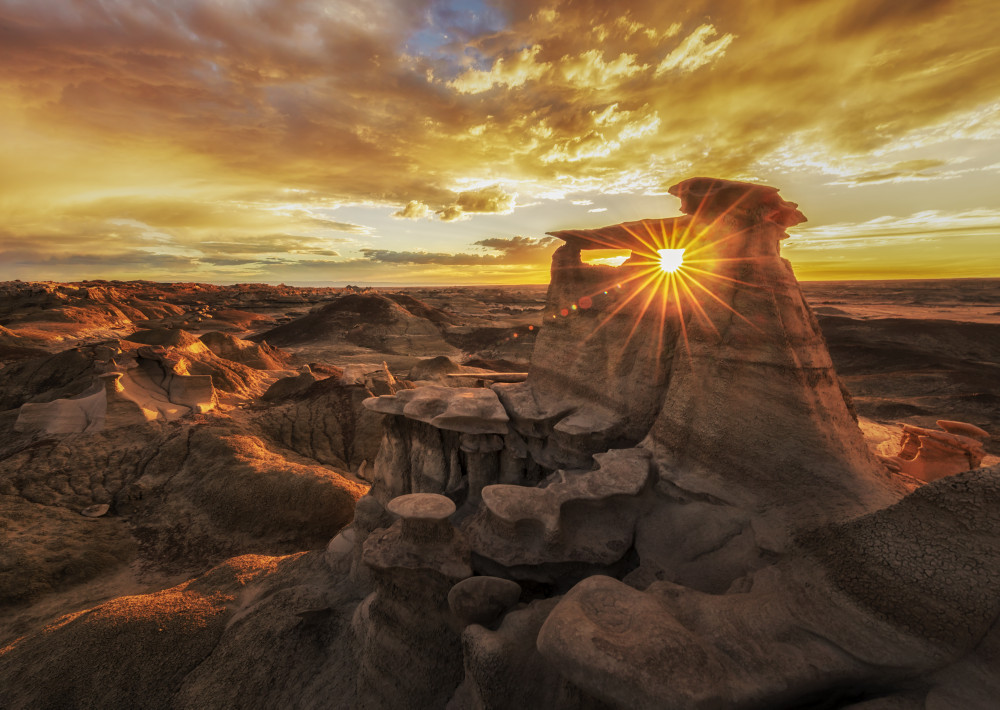 Bisti Badlands at Sunset von Leechee Z