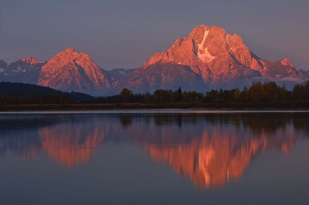 SUNRISE AT OXBOW BEND von Lei Meng