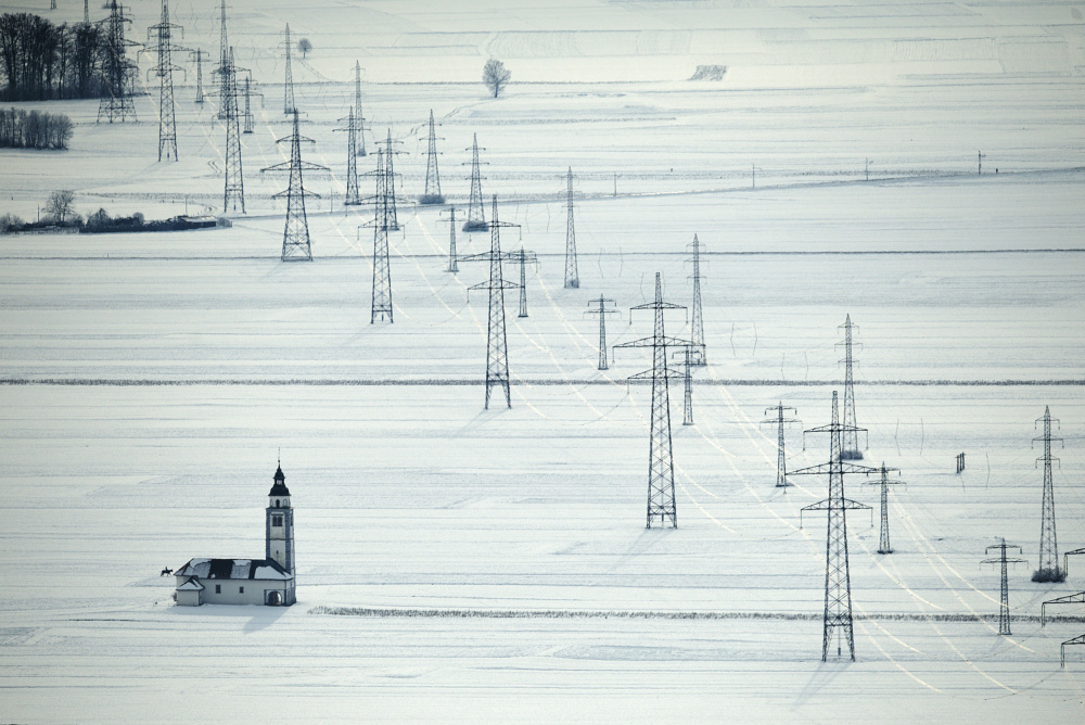 Sorsko field in winter time von Leon