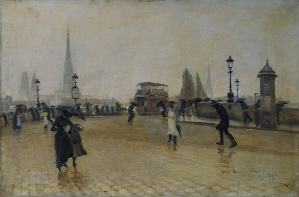 The Pont Corneille, Rouen von Leon Lemaitre