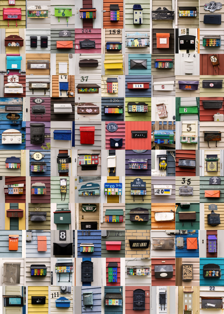 108 Colorful mailboxes collection von Li Ying