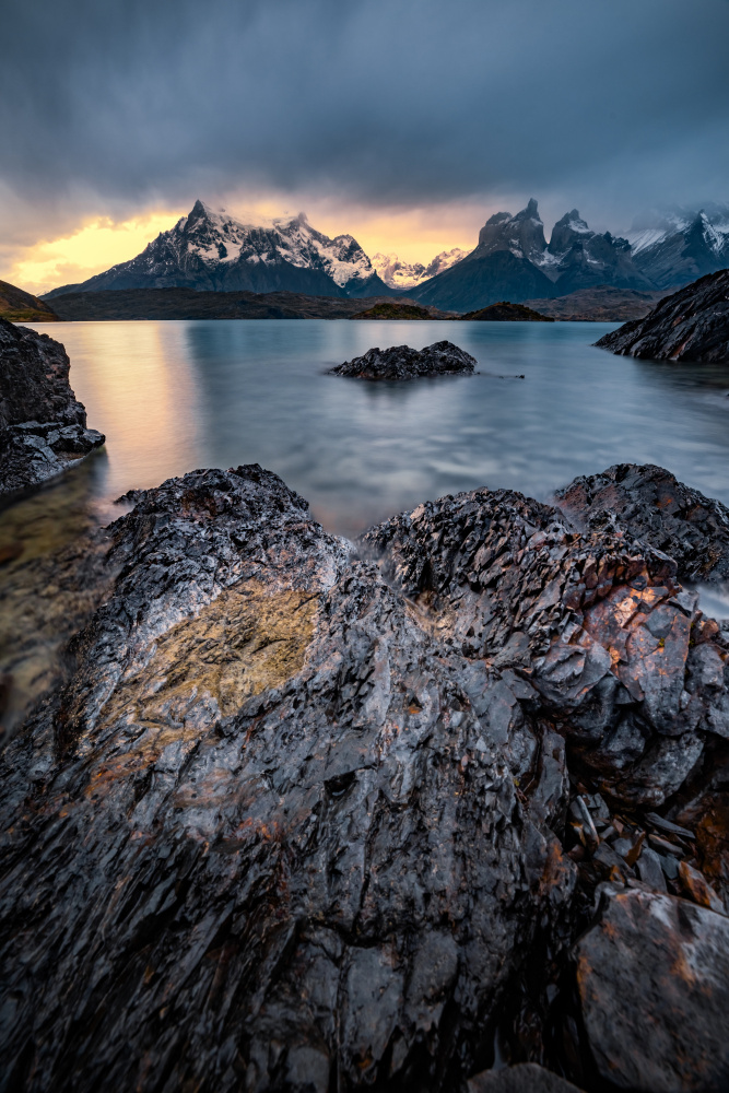 Torres del Paine in Sunset von Li Ying