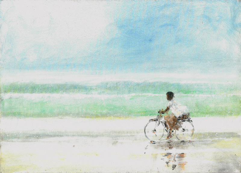 Boy on Bicycle von Lincoln  Seligman