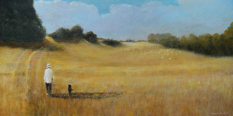 Dog walk, Holwell von Lincoln  Seligman