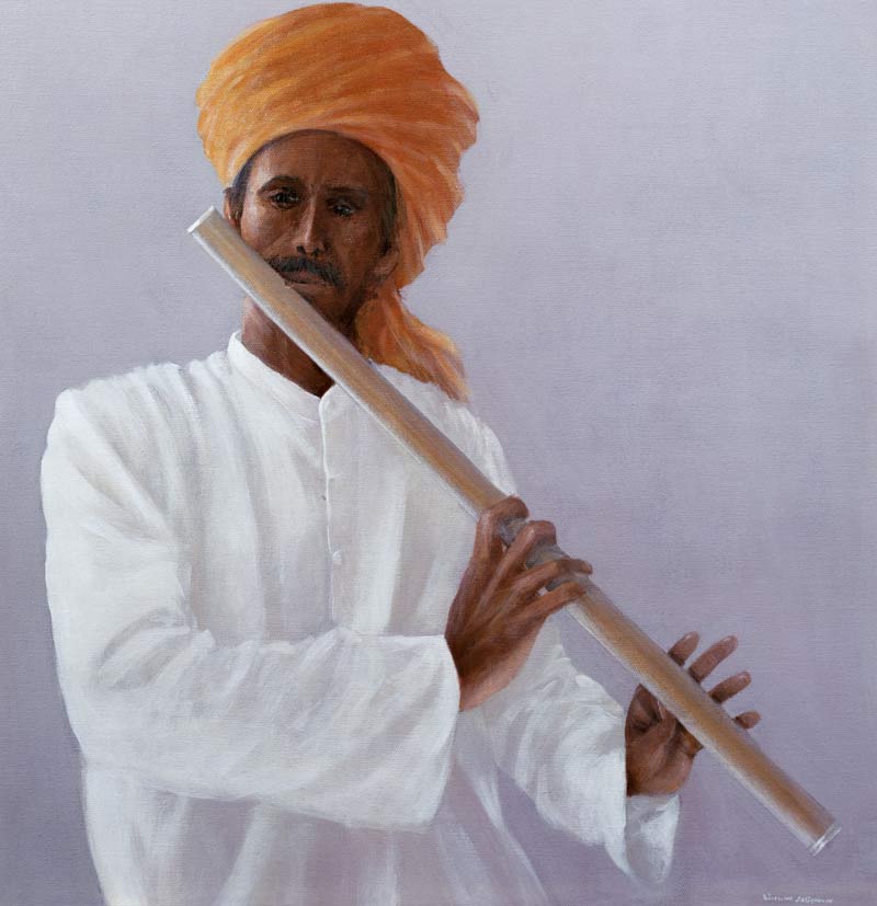 Flute Player von Lincoln  Seligman