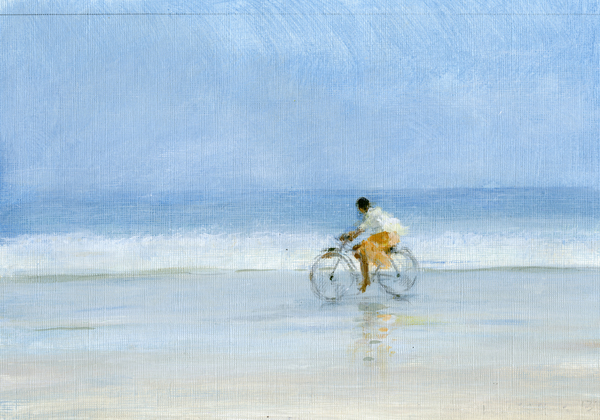 Boy on Bicycle von Lincoln  Seligman