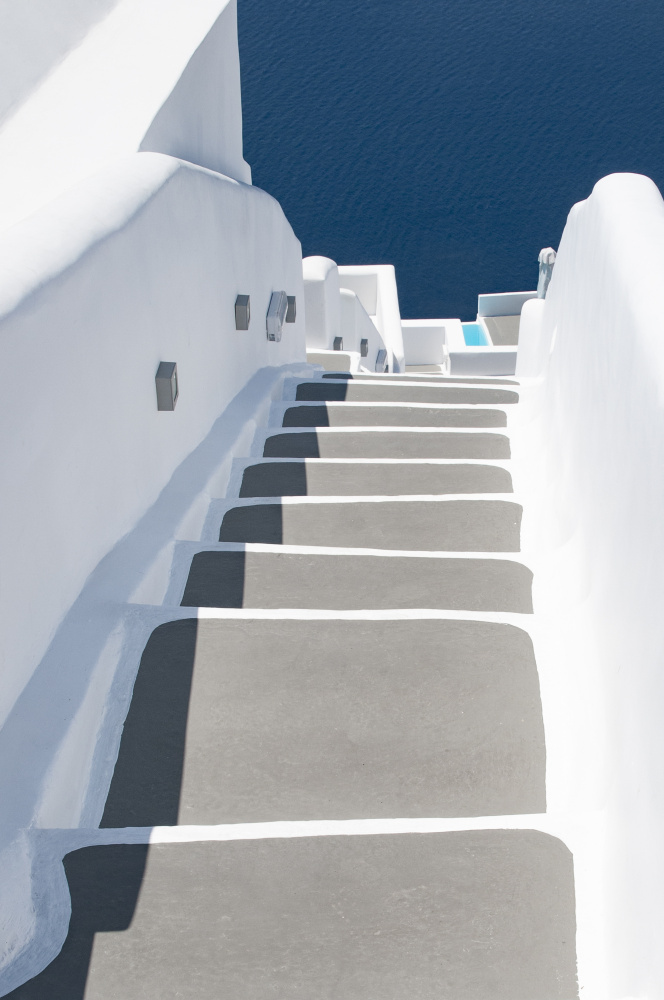 steps to pool and sea von Linda Wride