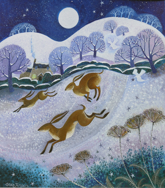 snow hares von Lisa Graa Jensen