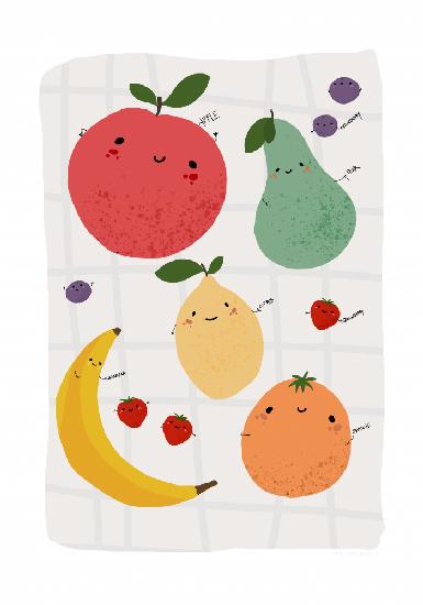 Fruit Kidsposter