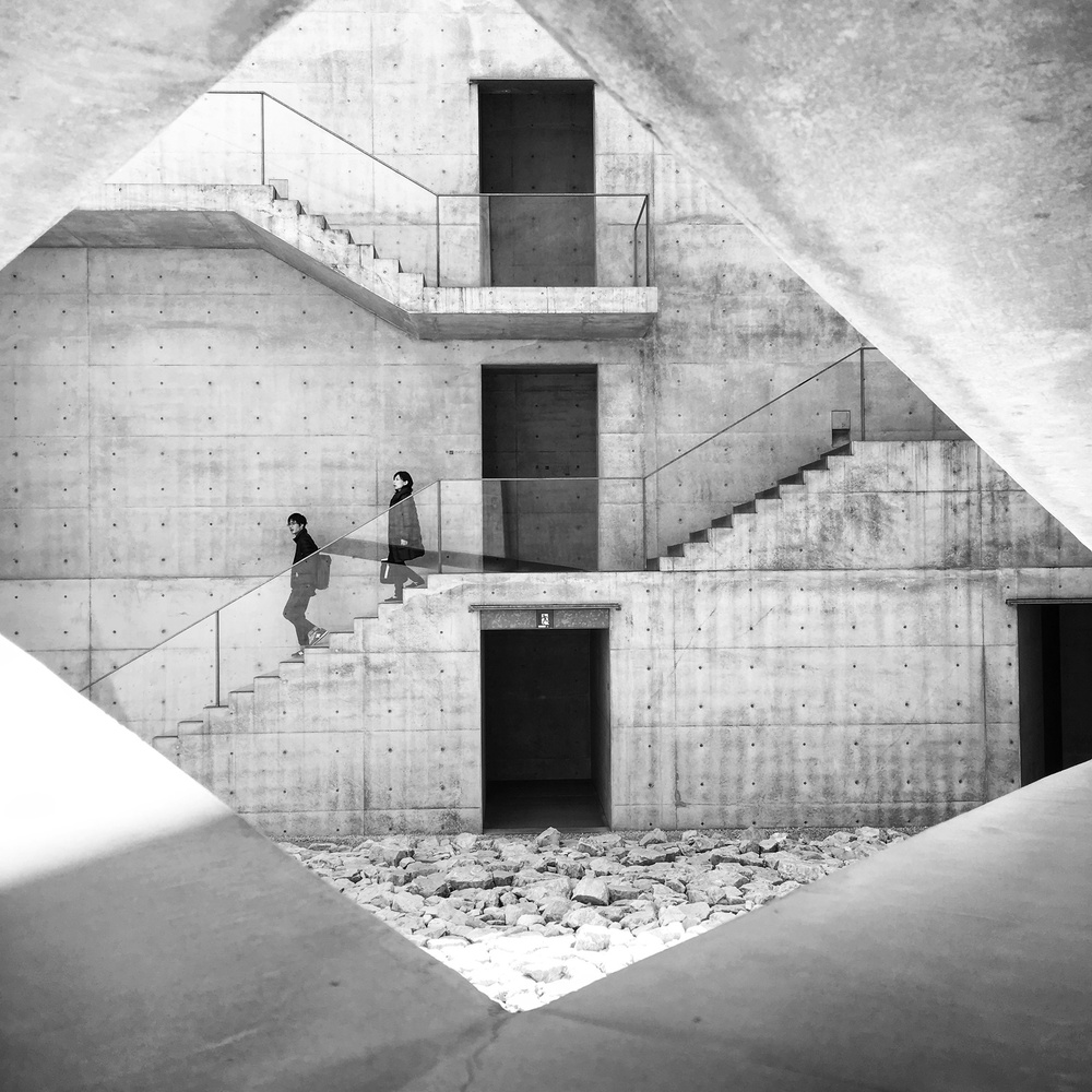 The concrete staircase von Lorenzo Grifantini