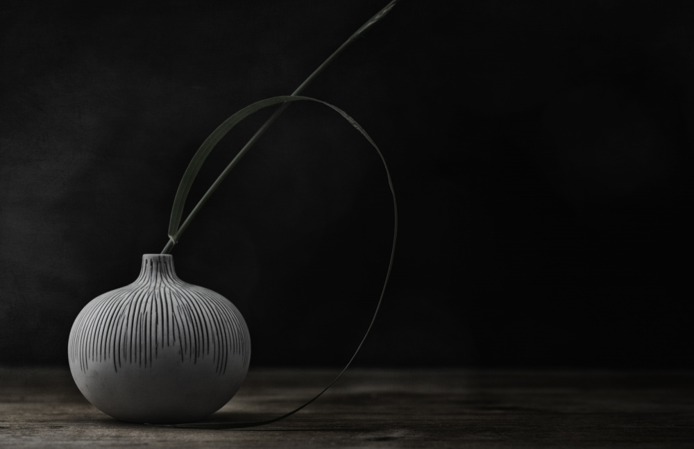 Grass and vase von Lotte Grønkjær