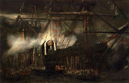 The Shipment of Napoleon's Ashes Aboard the 'Belle-Poule' at Saint Helena, 15th October 1840