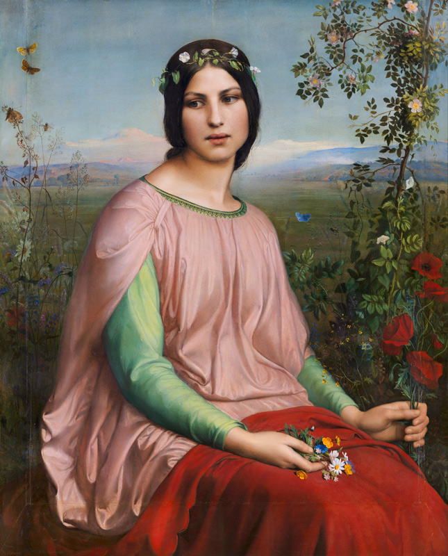 Flower of the Fields von Louis Janmot