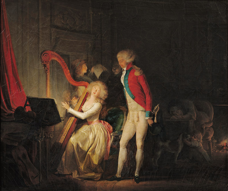 Das improvisierte Konzert, oder Der Preis der Harmonie von Louis-Léopold Boilly