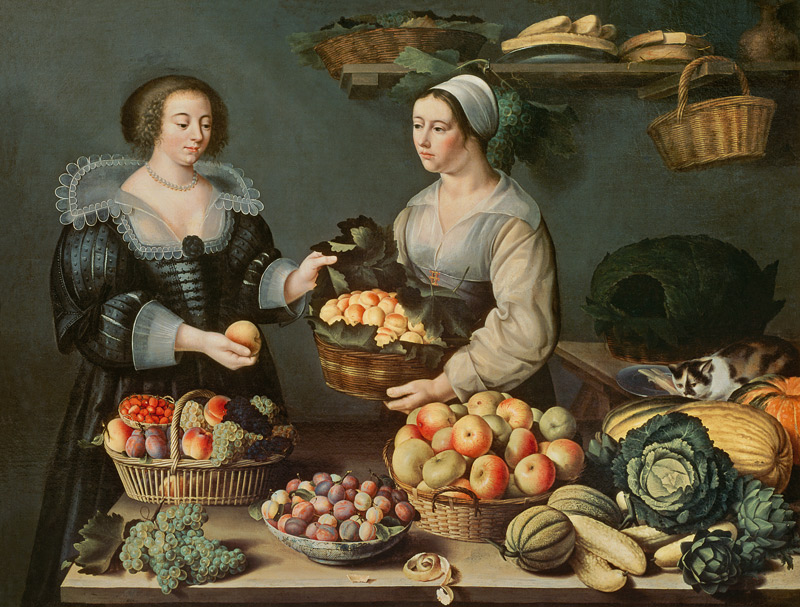 The Fruit and Vegetable Seller von Louise Moillon